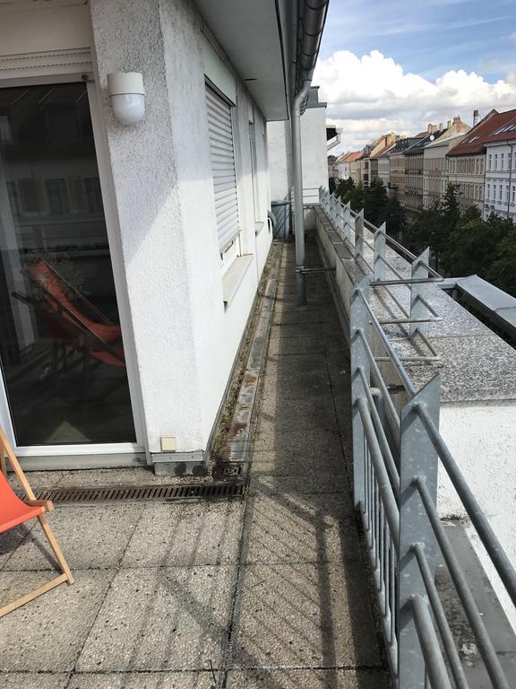 Exklusive Wohnung mit Dachterrasse in Schleußig Leipzig Exterior foto